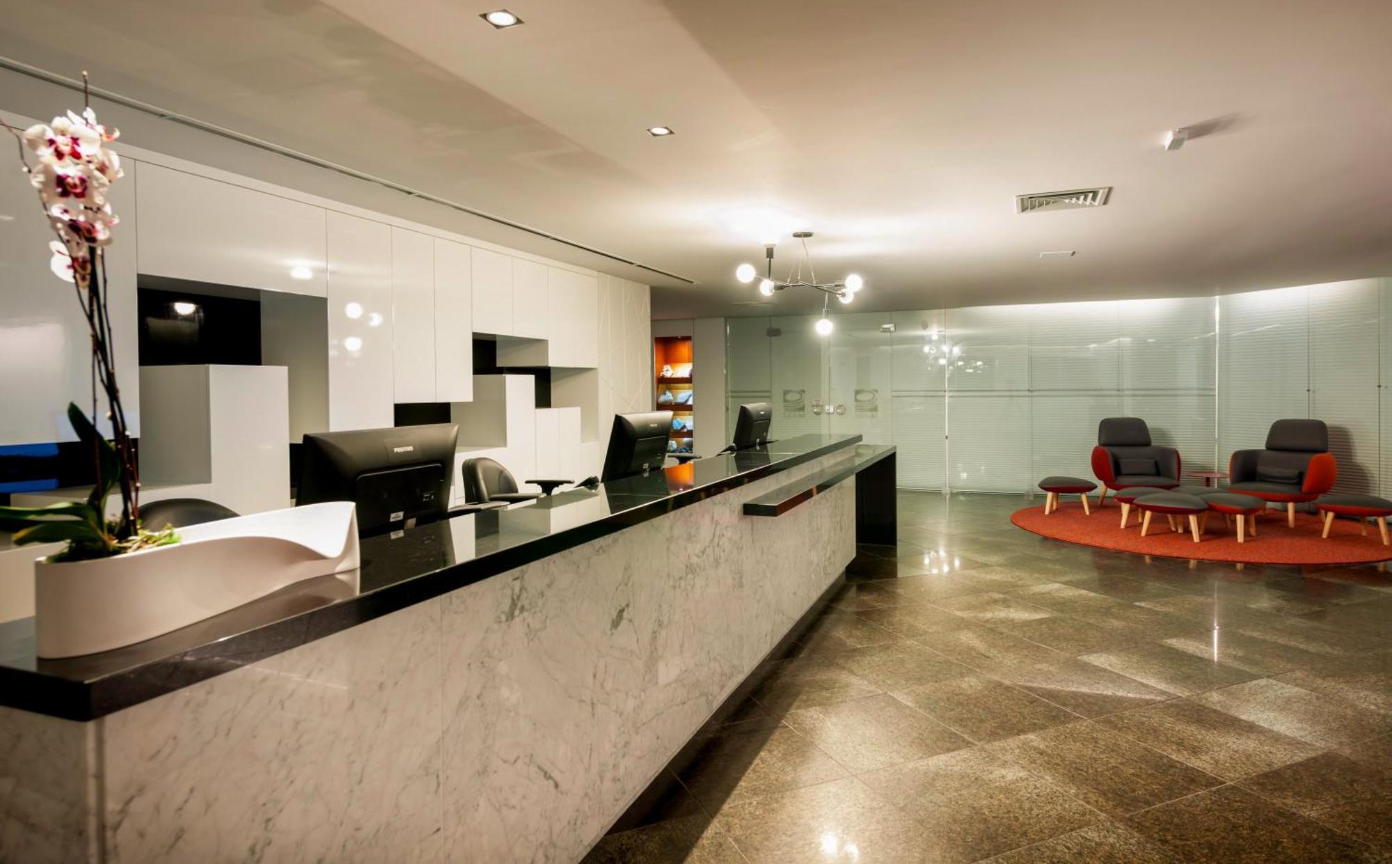 ויטוריה Hotel Senac Ilha Do Boi מראה חיצוני תמונה Reception area