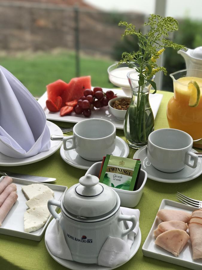 ויטוריה Hotel Senac Ilha Do Boi מראה חיצוני תמונה A breakfast table